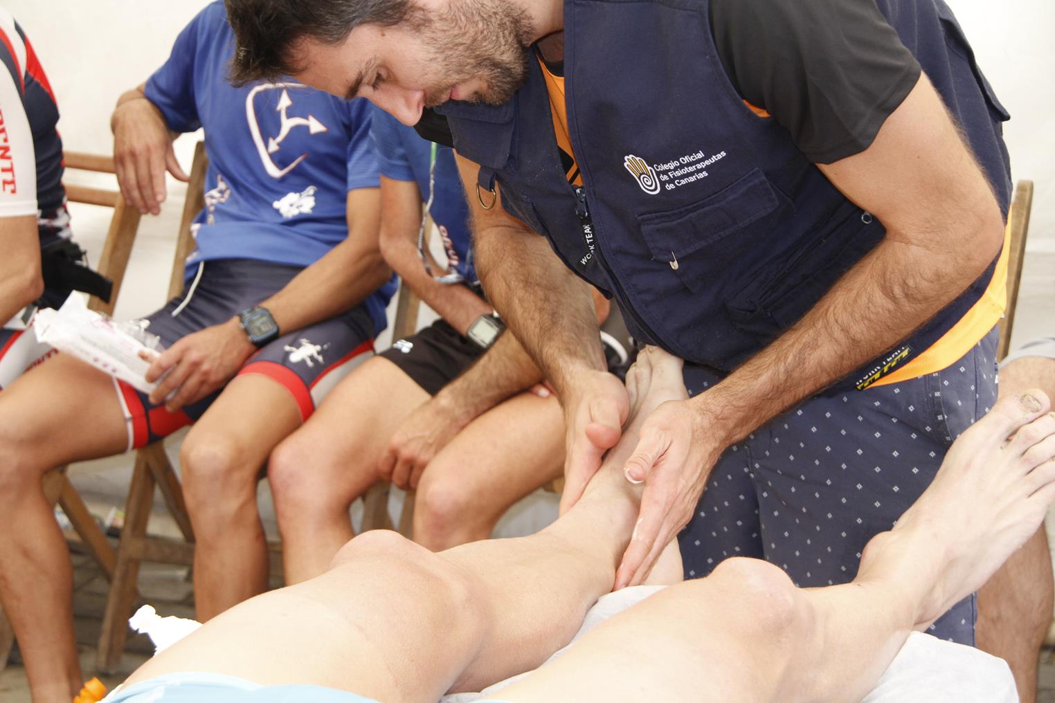  El Colegio de Fisioterapeutas organizó 15 dispositivos asistenciales en pruebas deportivas del Archipiélago en 2018