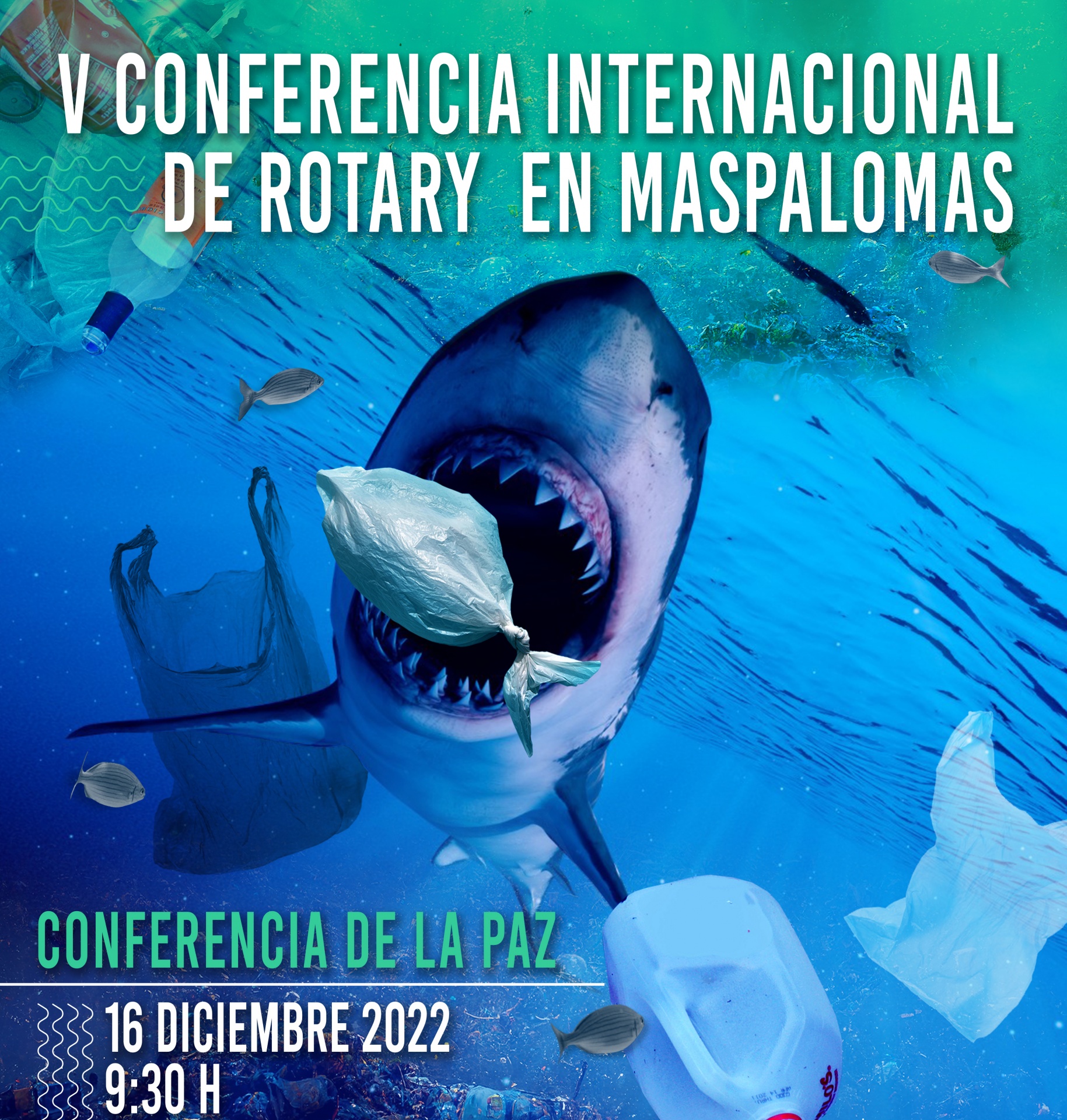 Los flujos migratorios por causas ambientales y conflictos bélicos, a debate en la V Conferencia de la Paz de Rotary en Maspalomas