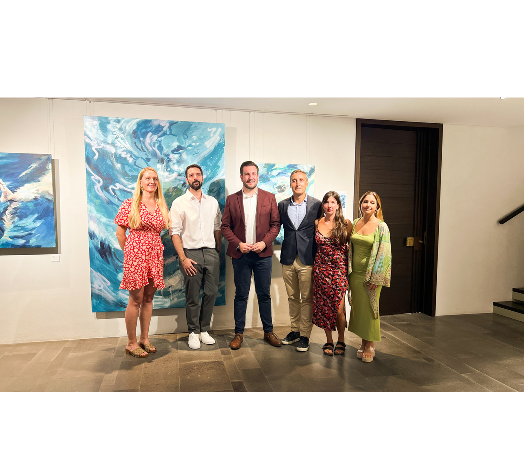 Cuatro jóvenes artistas canarios exponen su obra en Abama Gallery by Merkarte